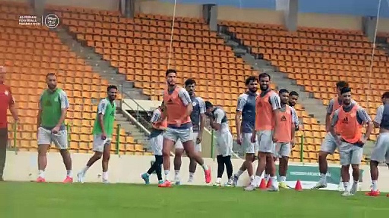 Dernier entrainement avant Guinée équatoriale-Algérie