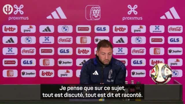 Belgique - Tedesco ouvert à un retour de Courtois