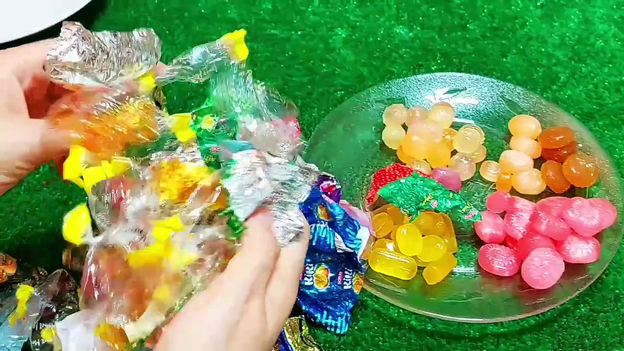 Satisfying Video Rainbow Mixing All Lollipop & Color EGGS From My Rainbow Magic Candy & Cutting ASMR