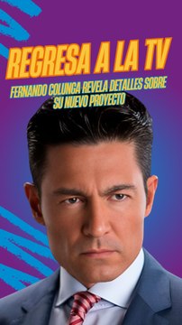 Fernando Colunga revela más detalles sobre su regreso a las telenovelas mexicanas