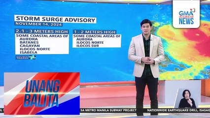 Weather update as of 7:10 AM (November 14, 2024) | Unang Balita