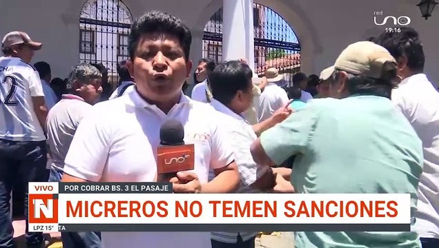 MICREROS NO TEMEN A SANCIONES