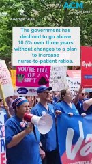 Thousands rally as nurses reject one-or-the-other deal