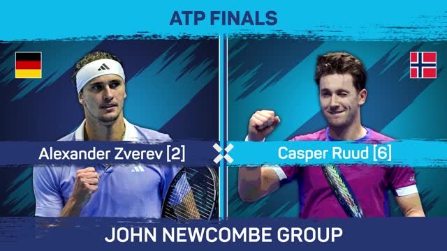 Zverev beats Ruud to notch up second win at ATP Finals