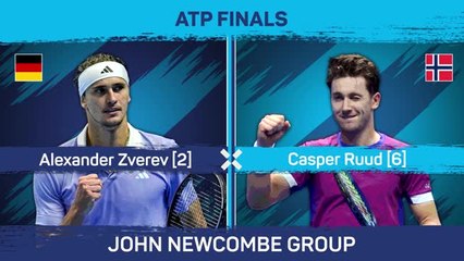 Zverev beats Ruud to notch up second win at ATP Finals