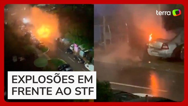 Praça dos Três Poderes é isolada após explosões; uma pessoa morreu