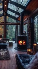 Glass Room Resort: Comfortable Haven with Rainy Views.