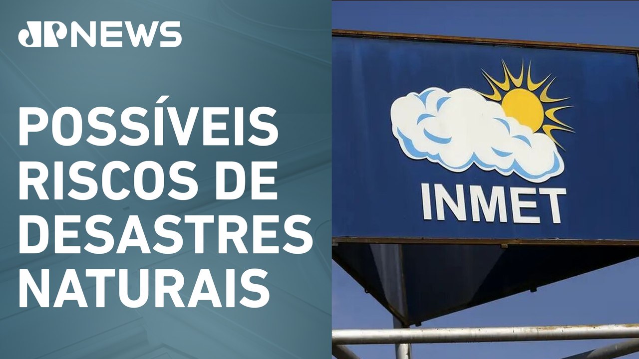 Inmet emite alerta laranja sobre chuvas intensas e ventos em diversas regiões do Brasil