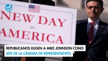 Republicanos eligen a Mike Johnson como jefe de la Cámara de Representantes