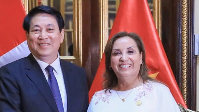 🎙️[Podcast] Tổng thống Peru chủ trì lễ đón Chủ tịch nước Lương Cường