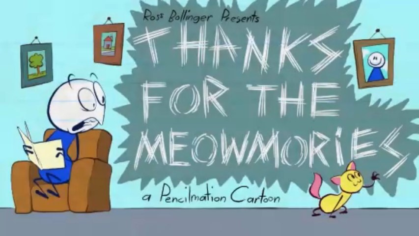 Thanks For The Meowmories _ Pencilmation Cartoons [English dub] 🔥 motionworld