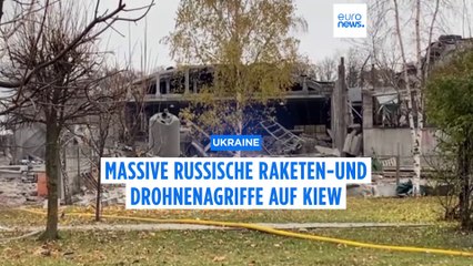 Massive russiche Raketen- und Drohnenangriffe auf Kiew