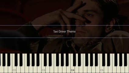 Taxi Driver Theme (Piano Tutorial Synthesia)