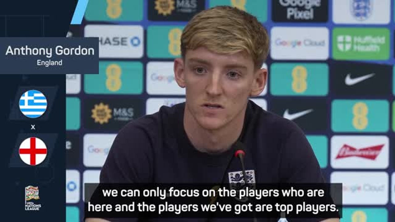 'Focus on the players who are here' - Gordon on England's lengthy withdrawal list