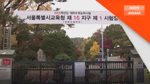 Pelajar Korea Selatan duduki peperiksaan tahunan