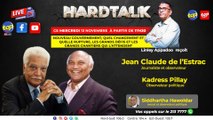 Hardtalk: Linley Appadoo reçoit Jean Claude de l’Estrac et Kadress Pillay