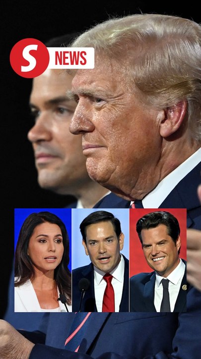 Trump picks three more Republican colleagues for key positions in his cabinet