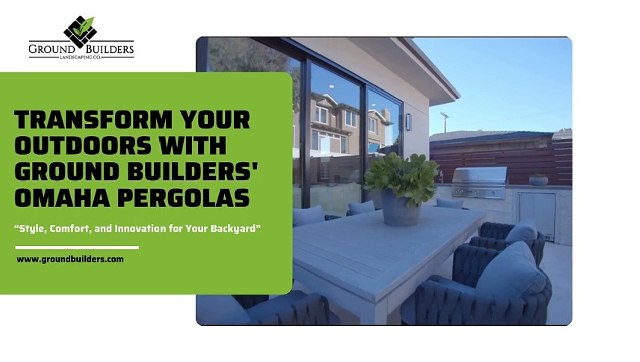Transform Your Outdoors with Ground Builders' Omaha Pergolas