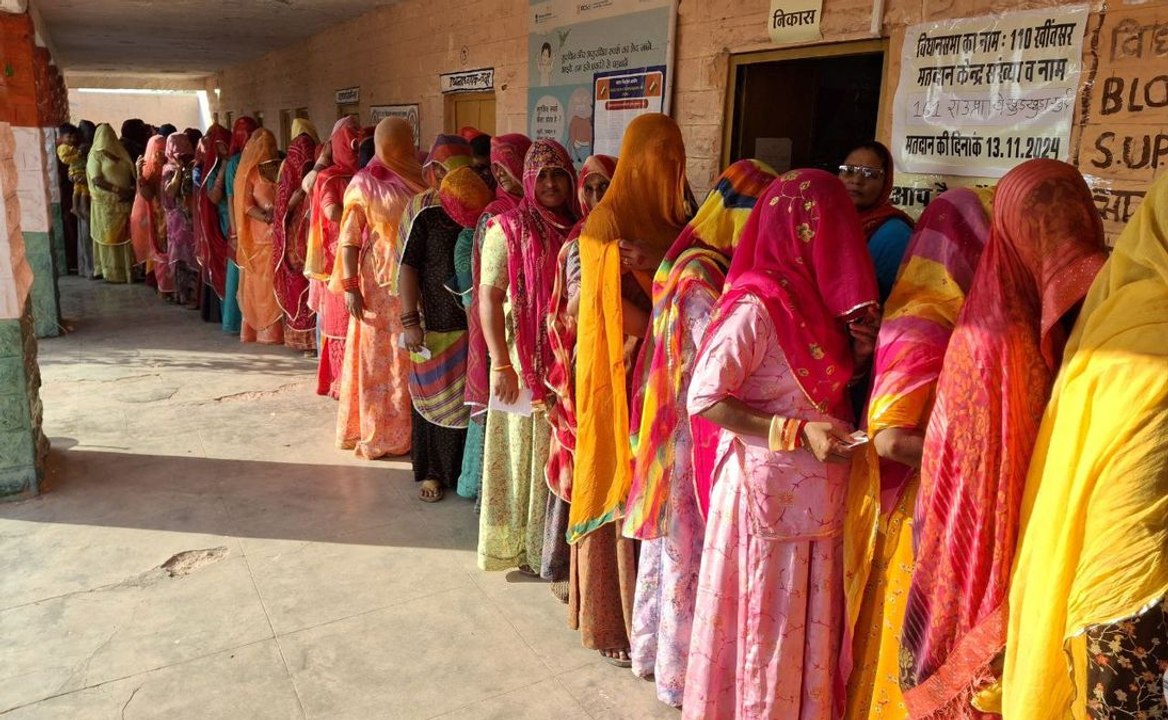 खींवसर में 75.66 प्रतिशत मतदाताओं ने निभाई लोकत...