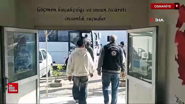 Osmaniye’de durdurulan otobüste 11 kaçak göçmen yakalandı