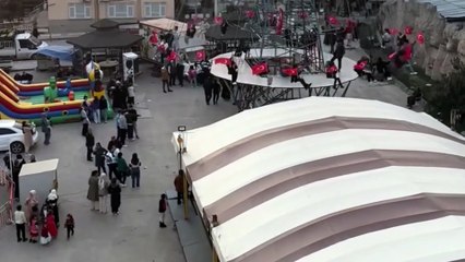 Öğrencilerin gösterisi panayıra damga vurdu