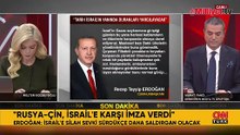 Cumhurbaşkanı Erdoğan: İsrail'e silah sevki durdurulmalı