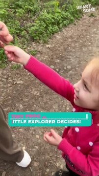 Curious Little Girl Finds a Frog and Wonders What It Tastes Like!