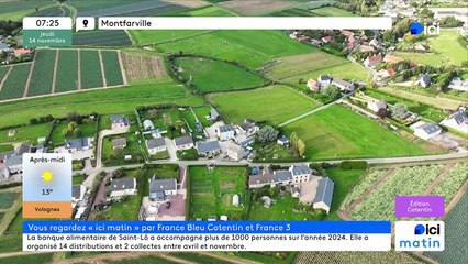 14/11/2024 - ICI Matin France Bleu Cotentin en vidéo