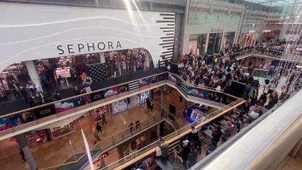 Shoppers camp overnight ahead of Sephora beauty store opening in Birmingham Bullring