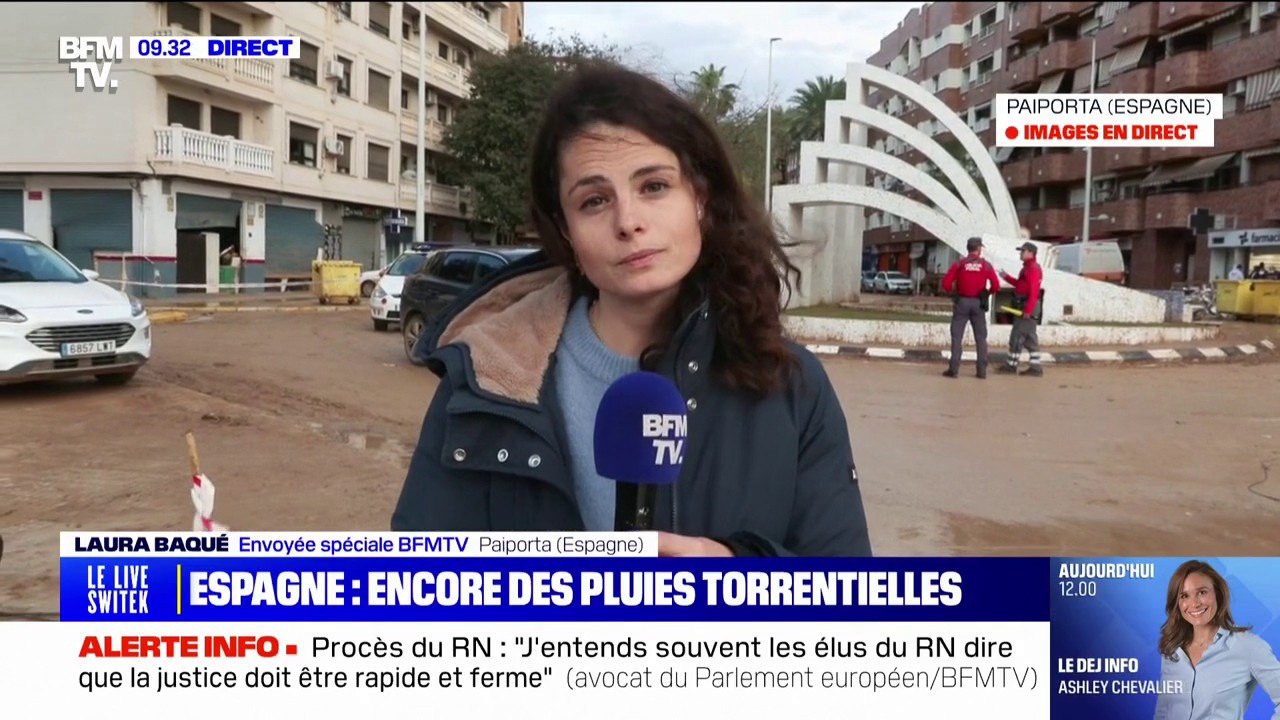 Inondations en Espagne: les habitants de Paiporta soulagés après de nouvelles pluies plus faibles que prévu