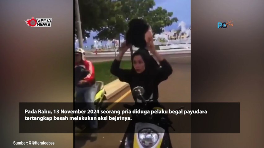 Begal Payudara di Makassar Ditangkap Warga, Akui Baru 3 Kali Lakukan Aksi