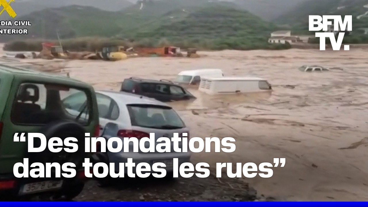 Espagne: Malaga frappée à son tour par des inondations