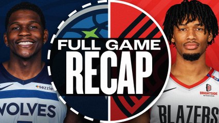 Game Recap: Trail Blazers 106, Timberwolves 98