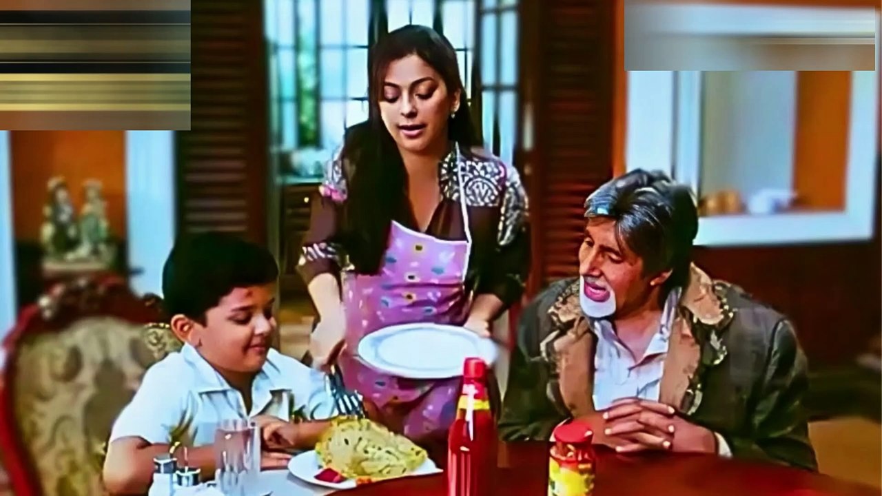 बंकू सारे आलू के परांठे खा गया ||Bhoothnath|| Amitabh Bachchan, Juhi Chawla, Shahrukh Khan