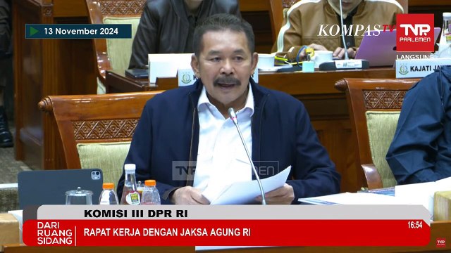 Jaksa Agung Jawab Pertanyaan di DPR Terkait Oknum Brimob Kepung Kejagung saat Kasus Korupsi Timah