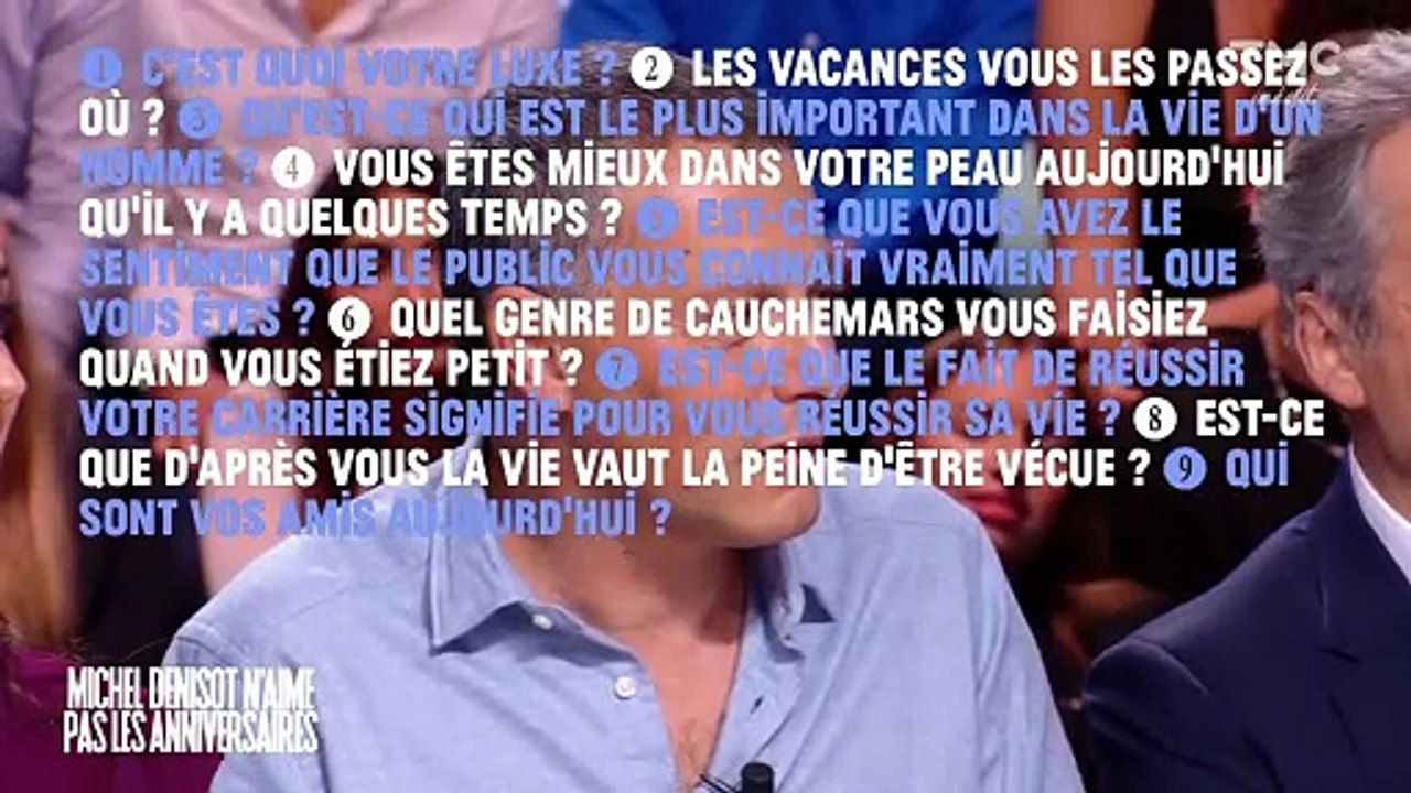 Laurent Weil réapparaît à la télé pour une émission dédiée à Michel Denisot et aux 20 ans du Grand Journal. TMC