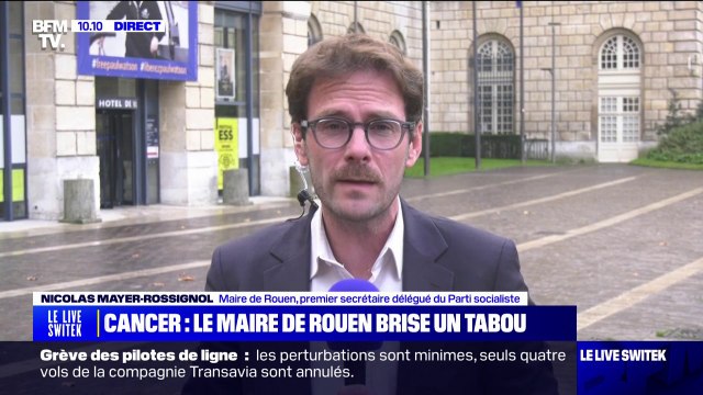 Je préfère être transparent : Nicolas Mayer-Rossignol, maire de Rouen, annonce être atteint d'un cancer de la vessie