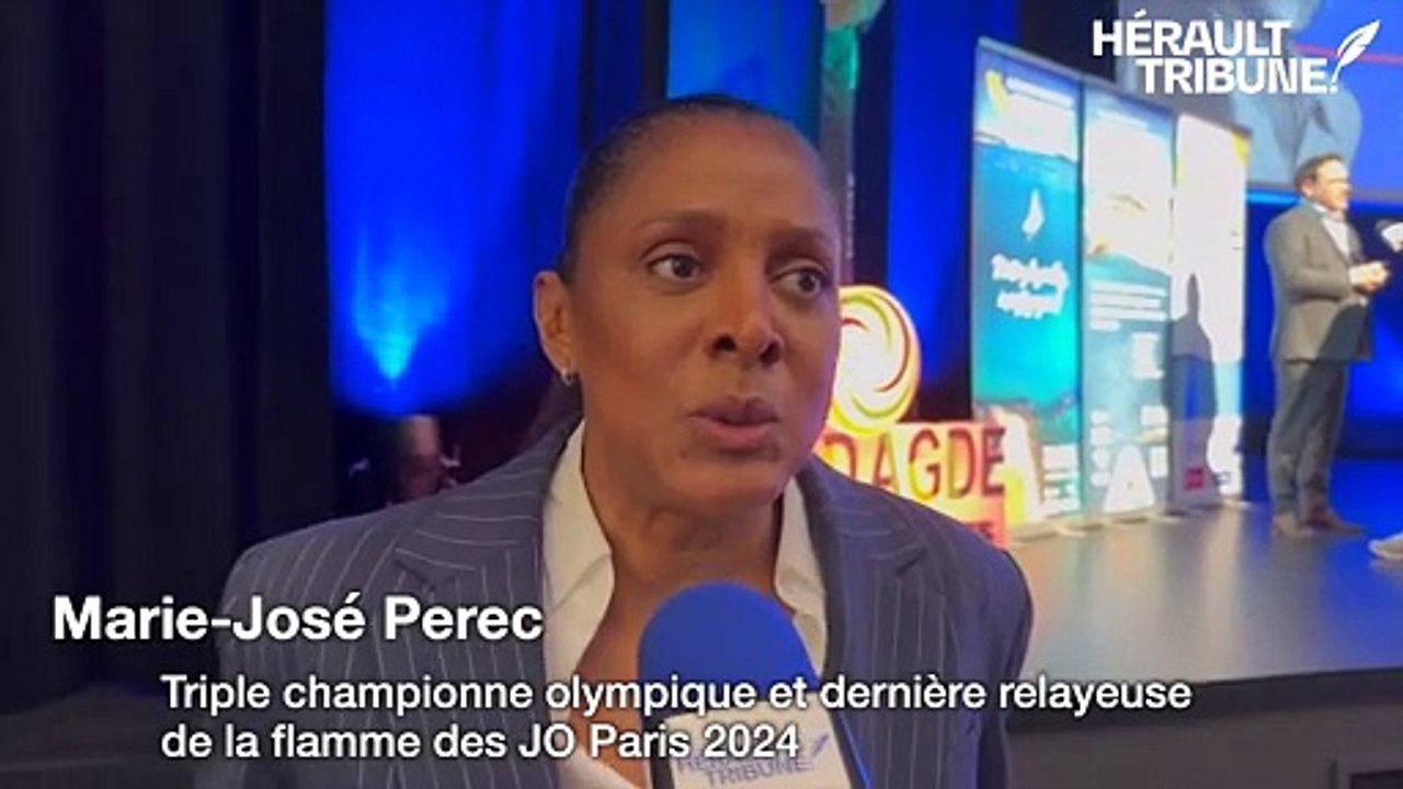 Interview de Marie-José Perec lors de la soirée Sport Business de l'agence BLUE INVEST