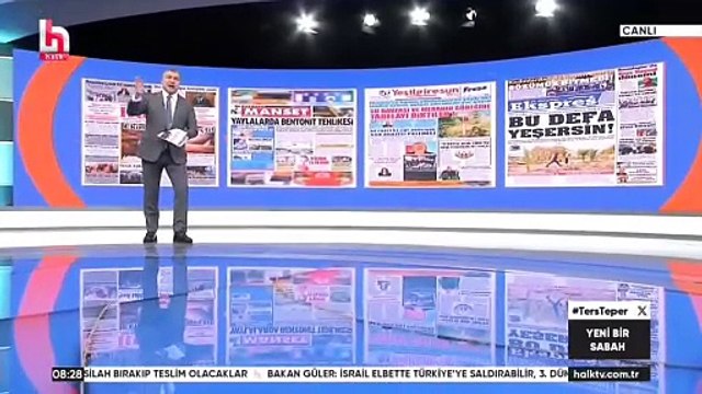 Gazetemiz @ekspreshaber_'in 10 YILDIR YEŞERMEYEN ORMANIN HİKAYESİ: BU DEFA YEŞERSİN! manşeti İSMAİL KÜÇÜKKAYA ile Yeni Bir Sabah programında.