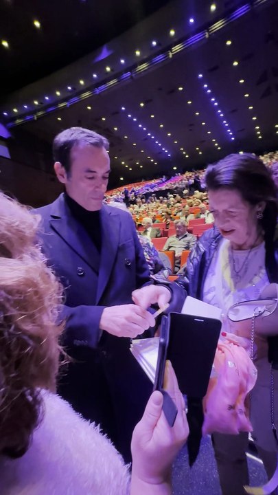 Anthony Delon au ciné-concert symphonique " Alain Delon, le dernier Samouraï " au Palais des Congrès le 8 novembre 2024