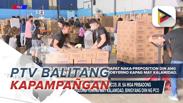Direktiba ni PBBM, Sa mga pribadong contractor para makatulong tuwing ay Kalamidad, Binigyan diin ng PCO