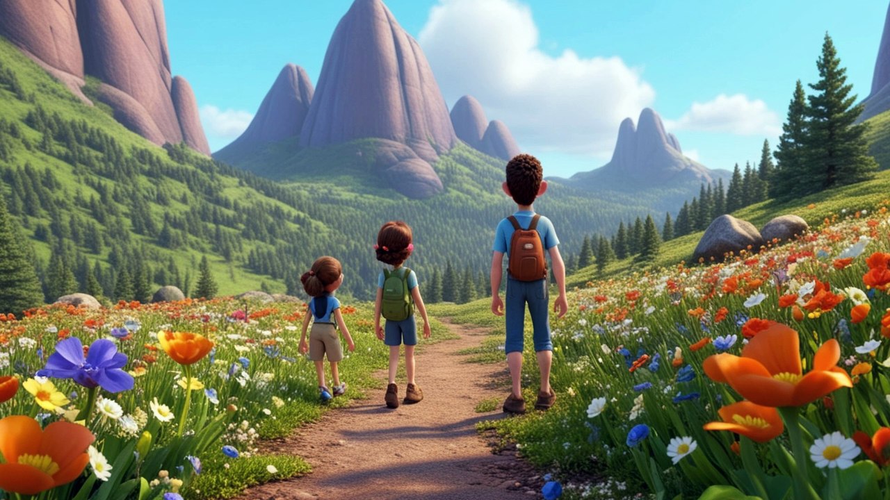 Dağların Tepesinde | Çocuk Şarkısı, çocuk video müzikleri, çocuk video şarkıları, çocuk videolar