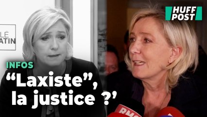 Quand Marine Le Pen fustigeait le laxisme de la justice