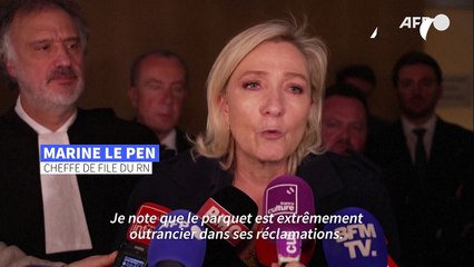 Procès du RN : prison ferme requise contre Marine Le Pen