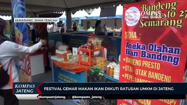 Festival Gemar Makan Ikan Diikuti Ratusan UMKM di Jateng