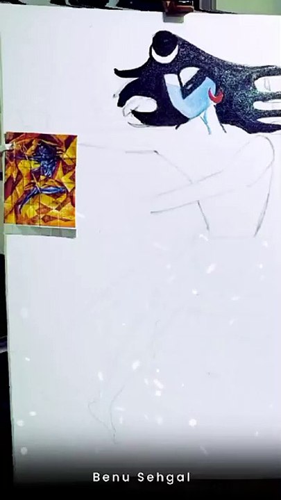 journey through Art | Shiva | Artist | Painting | Artwork | Benu Sehgal
