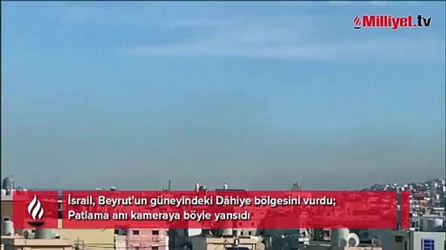 İsrail, Beyrut'un güneyindeki Dâhiye bölgesini vurdu