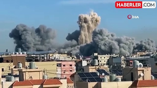 İsrail, Beyrut'un Güneyine Saldırdı