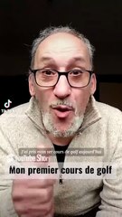 Mon premier cours de golf. ⛳🏌️