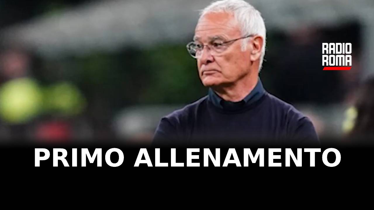 Video Oggi primo allenamento di Ranieri alla Roma